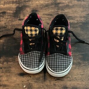 Toddler Vans Stylish Kids Shoes in Black and Pink